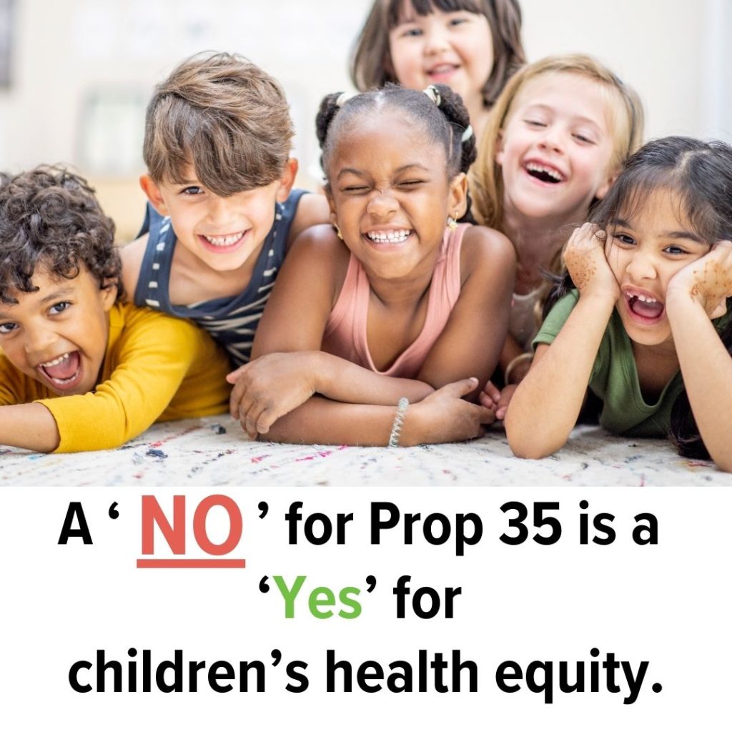 Vote ‘No’ on Prop 35 this November